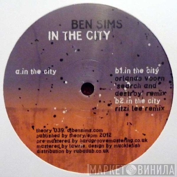 Ben Sims  - In The City