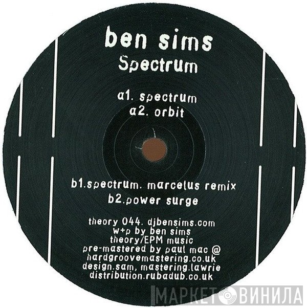 Ben Sims  - Spectrum
