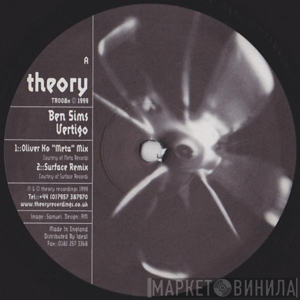 Ben Sims  - Vertigo