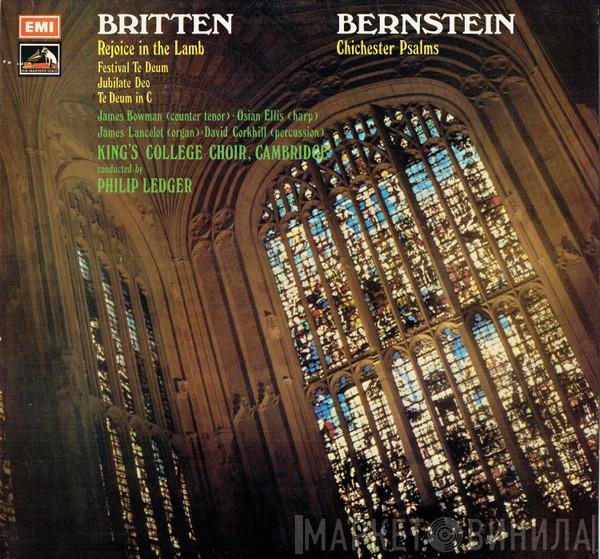 Benjamin Britten, Leonard Bernstein, The King's College Choir Of Cambridge, Philip Ledger - Rejoice In The Lamb / Chichester Psalms