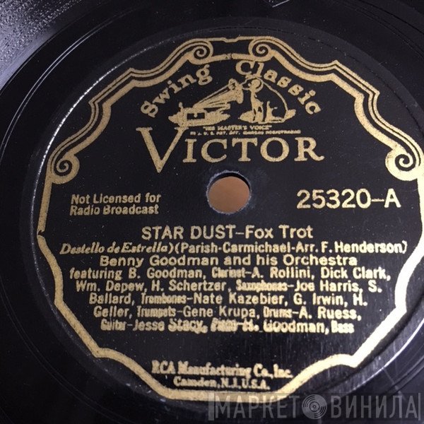 Benny Goodman And His Orchestra / Tommy Dorsey And His Orchestra  - Star Dust