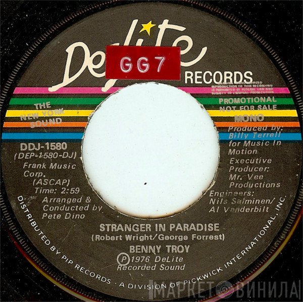 Benny Troy - Stranger In Paradise