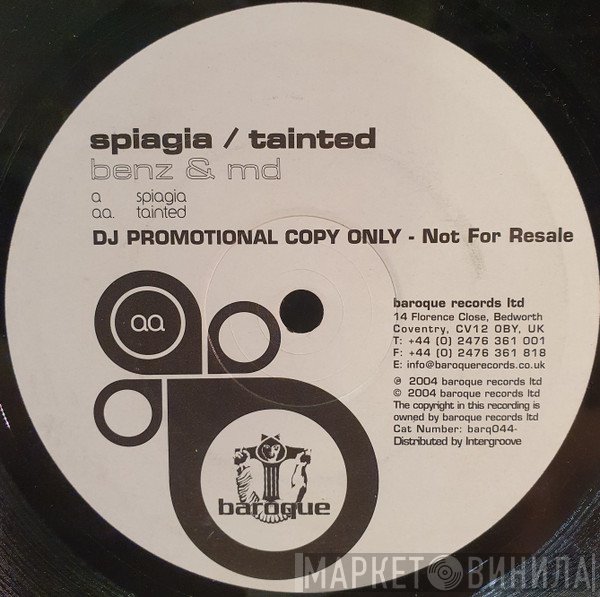 Benz & MD - Tainted & Spiagia