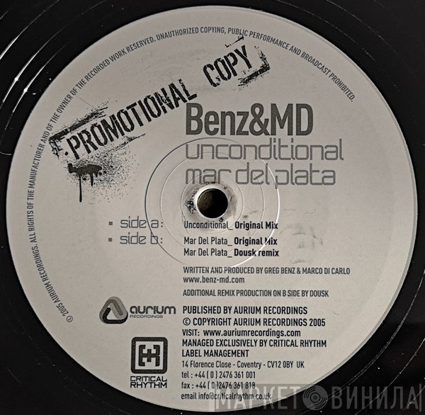 Benz & MD  - Unconditional