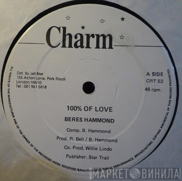 Beres Hammond, Derrick Lara - 100% Of Love / Settle Down With Somebody