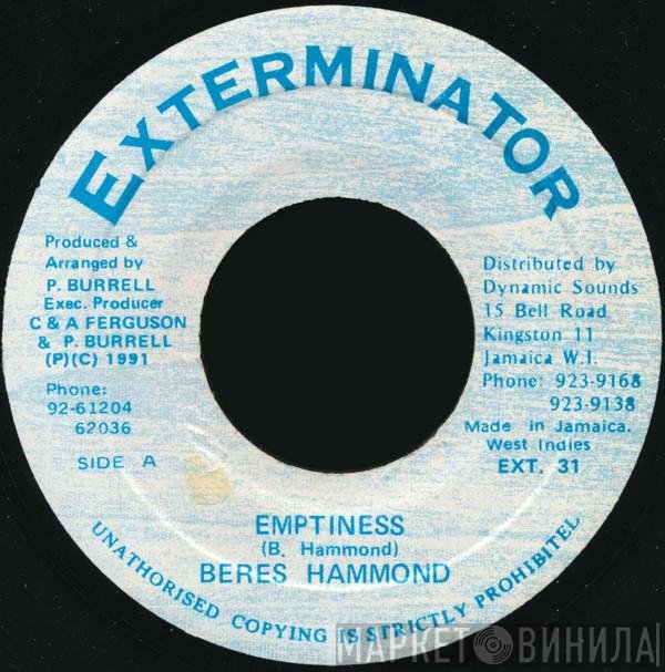 Beres Hammond  - Emptiness