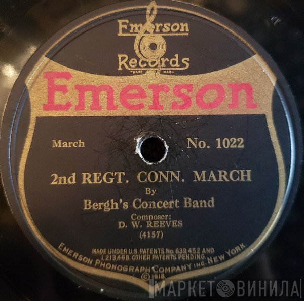 Bergh's Concert Band - 2nd Regt. Conn. March / Baltimore Centennial March