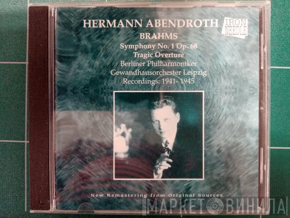 Berliner Philharmoniker, Johannes Brahms, Gewandhausorchester Leipzig, Hermann Abendroth - Symphony No.1 Op.68 / Tragic Overture
