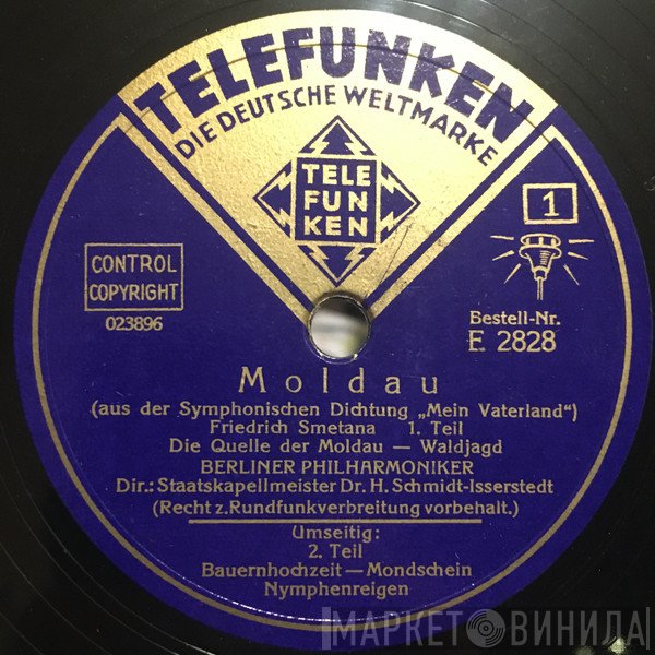 Berliner Philharmoniker Dir.: Hans Schmidt-Isserstedt  - Moldau