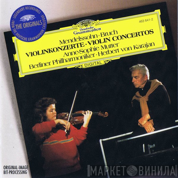 Berliner Philharmoniker, Herbert von Karajan, Felix Mendelssohn-Bartholdy, Max Bruch, Anne-Sophie Mutter - Violinkonzerte = Violin Concertos
