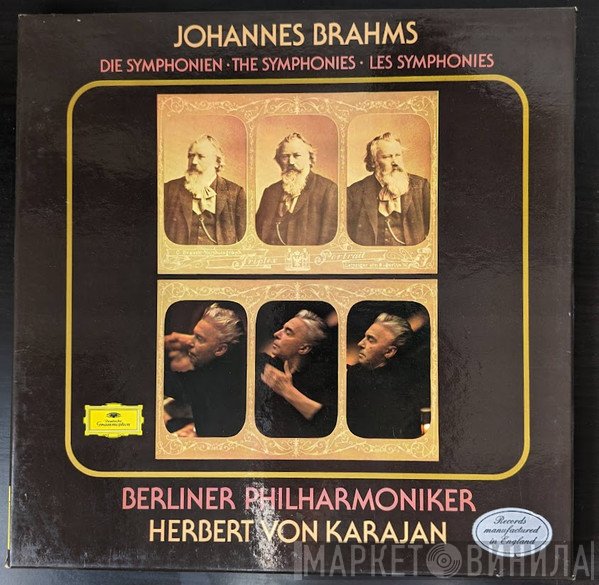 Berliner Philharmoniker, Herbert von Karajan, Johannes Brahms - Die Symphonien - The Symphonies - Les Symphonies