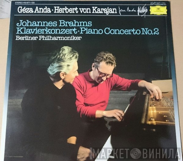 Berliner Philharmoniker, Herbert von Karajan, Johannes Brahms, Géza Anda - Klavierkonzert · Piano Concerto No. 2