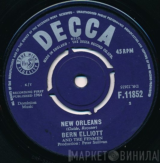 Bern Elliott, The Fenmen - New Orleans