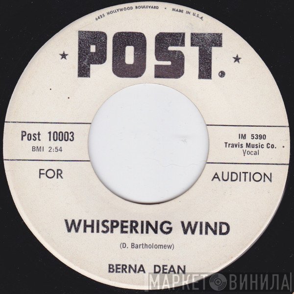 Berna-Dean - Whispering Wind / I Don't Know