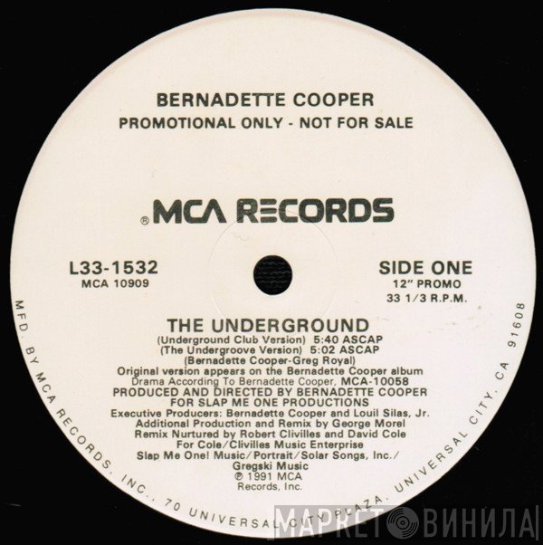 Bernadette Cooper - The Underground