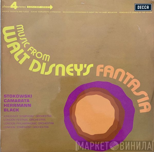 Bernard Herrmann, Tutti Camarata, Stanley Black, Leopold Stokowski - Music From Walt Disney's Fantasia
