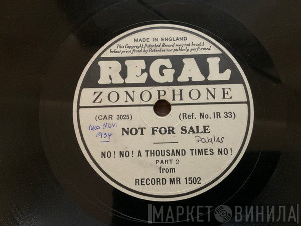 Bertha Wilmott, Fred Douglas - No! No! A Thousand Times No / Christmas Eve In Casey Court