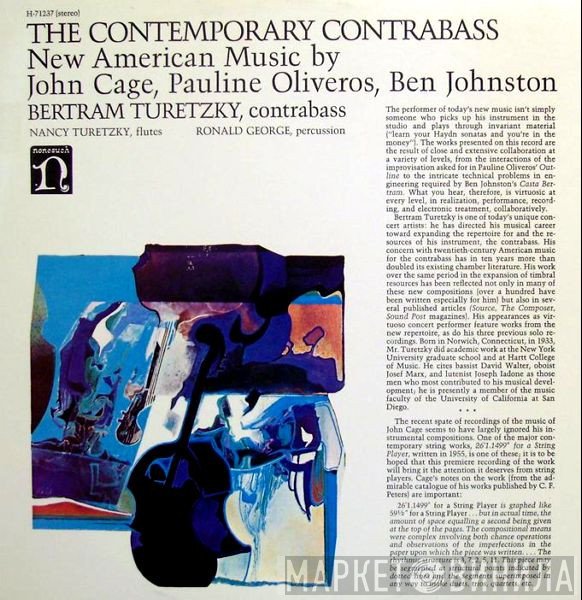 Bertram Turetzky - John Cage, Pauline Oliveros, Ben Johnston  - The Contemporary Contrabass
