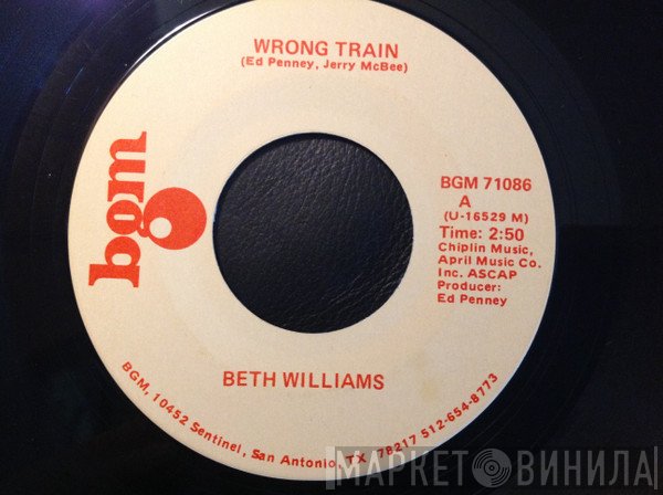 Beth Williams  - Wrong Train / Blue Tonight