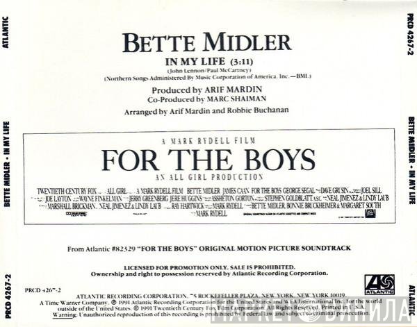 Bette Midler  - In My Life