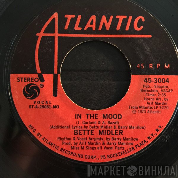 Bette Midler  - In The Mood
