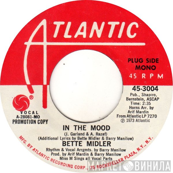 Bette Midler  - In The Mood