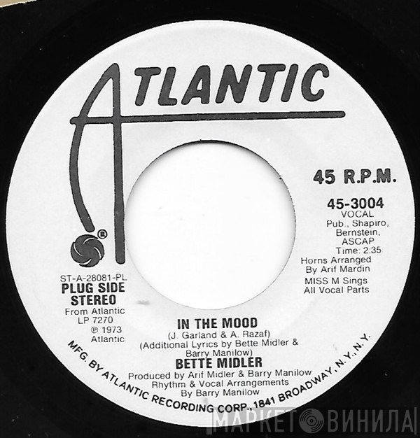 Bette Midler  - In The Mood