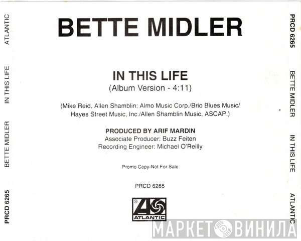 Bette Midler  - In This Life