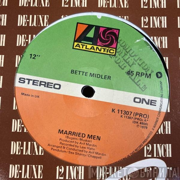 Bette Midler - Married Men