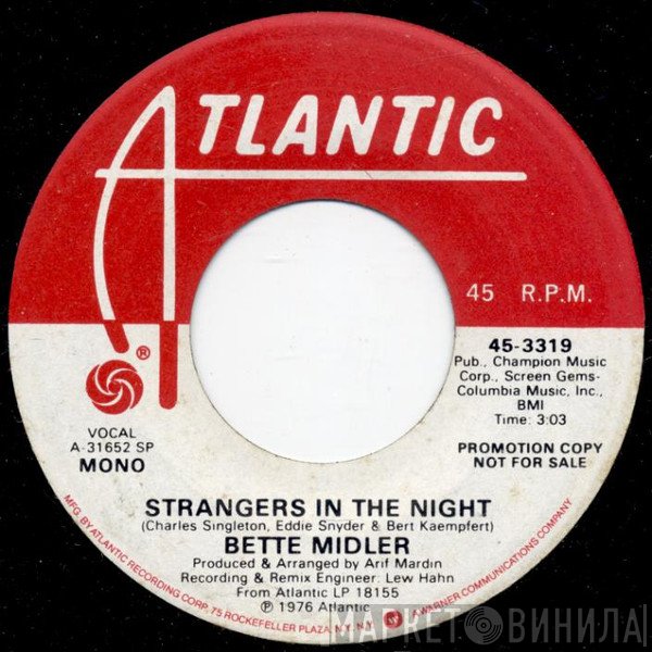 Bette Midler  - Strangers In The Night