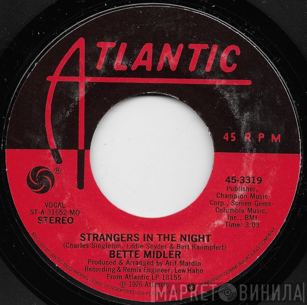 Bette Midler  - Strangers In The Night
