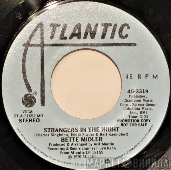 Bette Midler  - Strangers In The Night