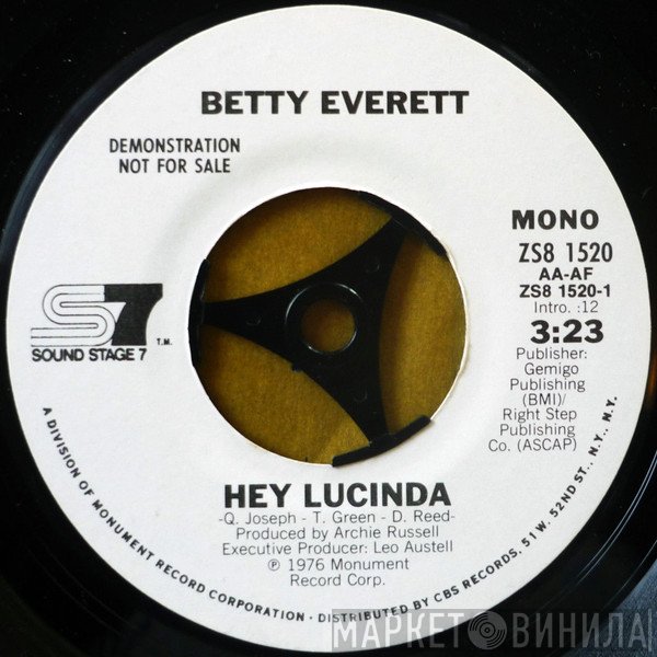Betty Everett - Hey Lucinda