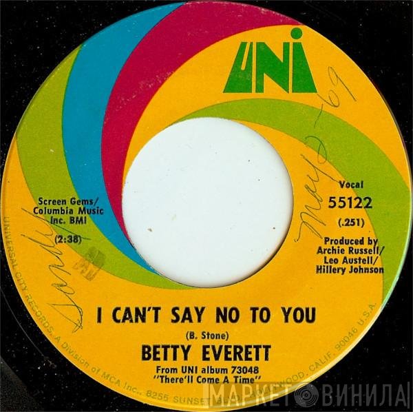 Betty Everett - I Can't Say No To You