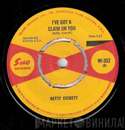 Betty Everett - I've Got A Claim On You
