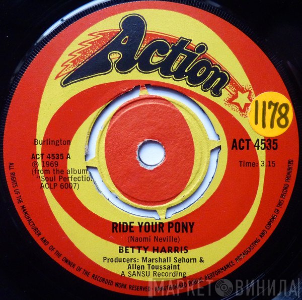 Betty Harris - Ride Your Pony