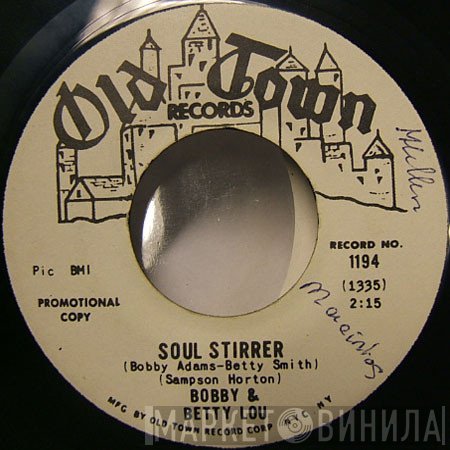 Betty Lou & Bobby Adams - Soul Stirrer / Sugar