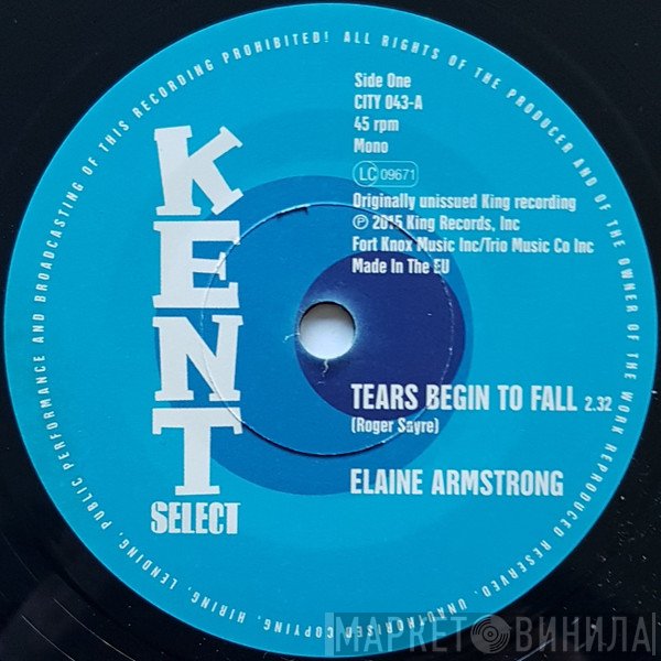 Betty Moorer, Elaine Armstrong - Tears Begin To Fall / Speed Up