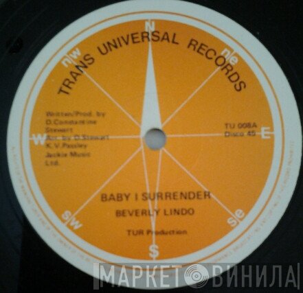 Beverly Lindo, D. Constantine Stewart - Baby I Surrender / Dub Mix