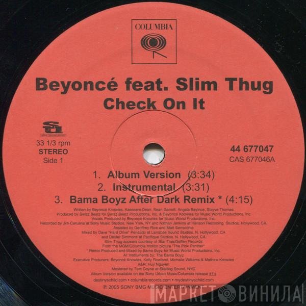 Beyoncé, Slim Thug - Check On It