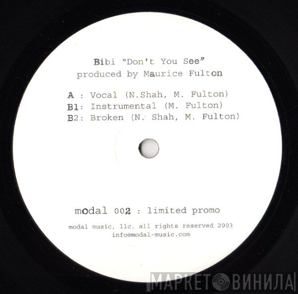 Bibi  - Don't You See