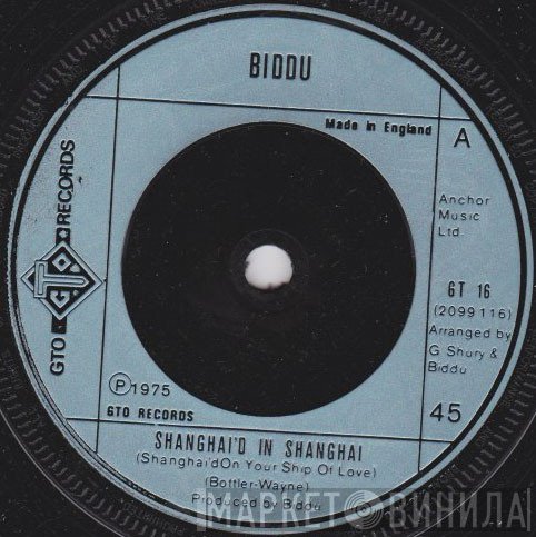 Biddu - Shanghai'd In Shanghai