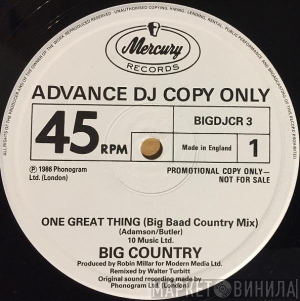 Big Country - One Great Thing