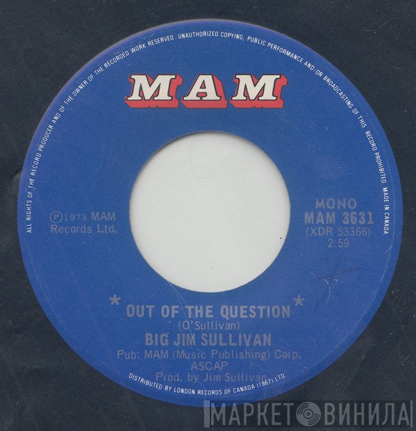 Big Jim Sullivan  - Out Of The Question