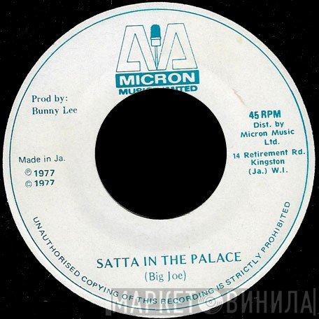Big Joe - Satta In The Palace