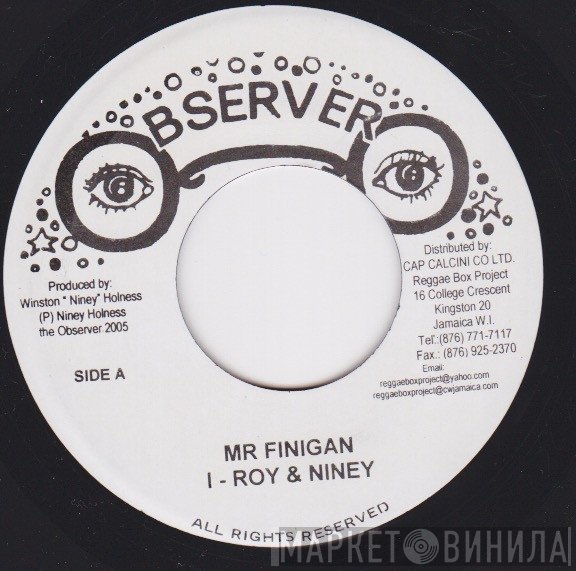 Big Youth, Niney The Observer - Mr. Finigan