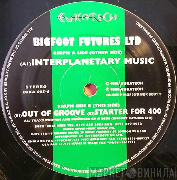 Bigfoot Futures Ltd - Interplanetary Music