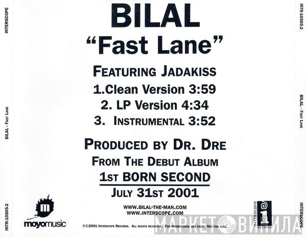 Bilal Featuring Jadakiss  - Fast Lane