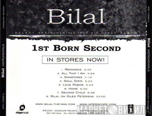 Bilal  - Instrumentals