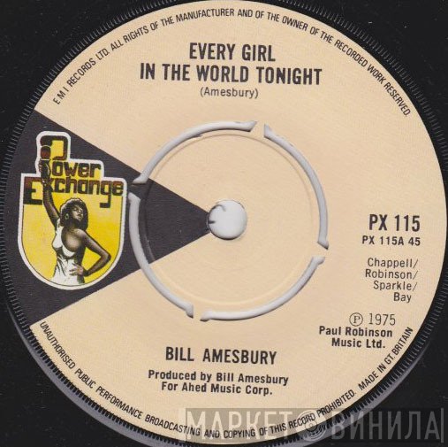Bill Amesbury - Every Girl In The World Tonight